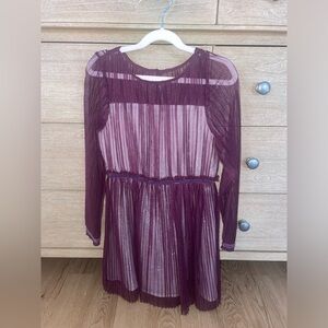 Calvin Klein Kids Dress in Rich Purple